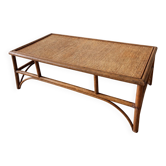 Table basse rotin
