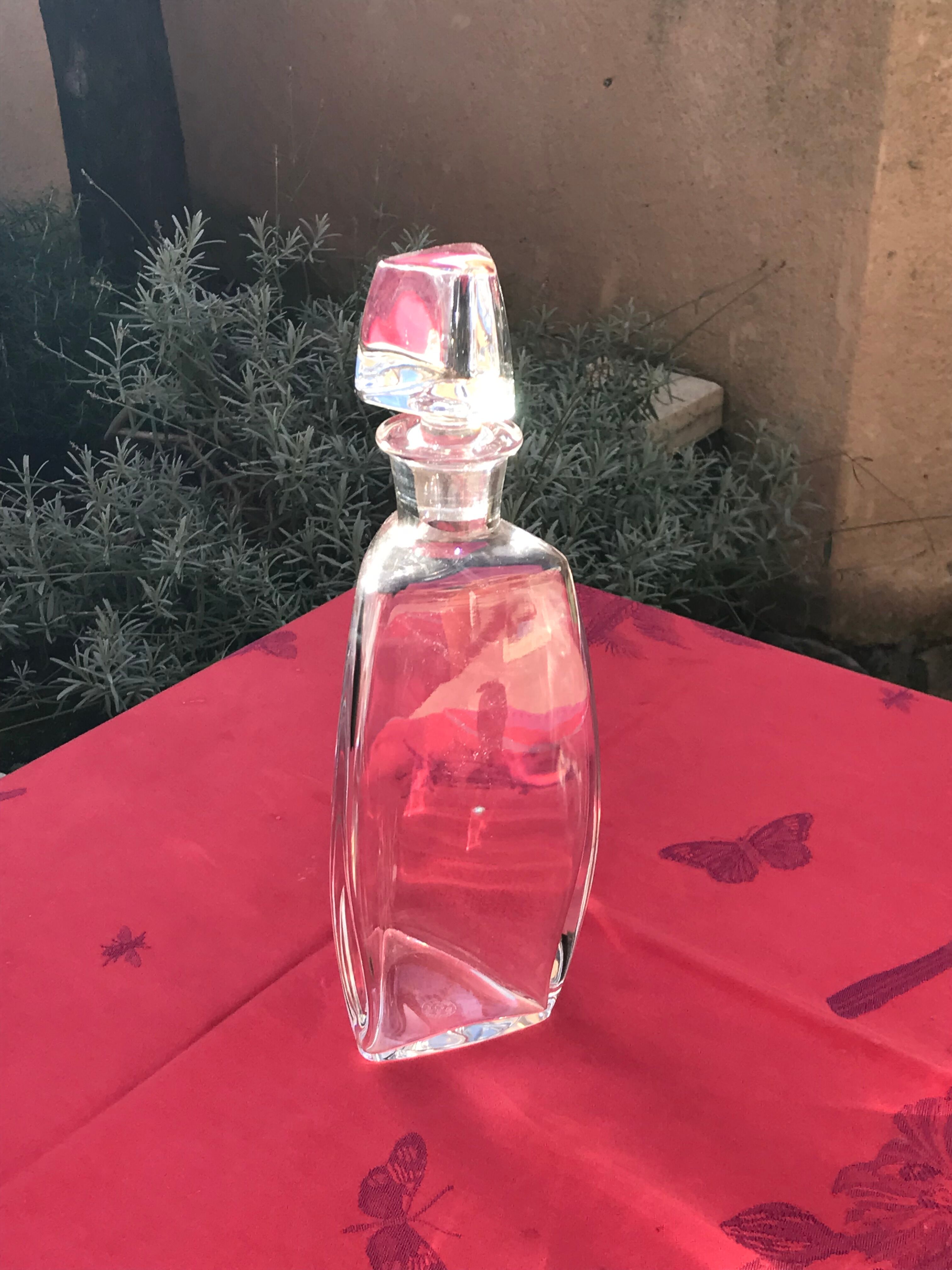 Baccarat whisky decanter