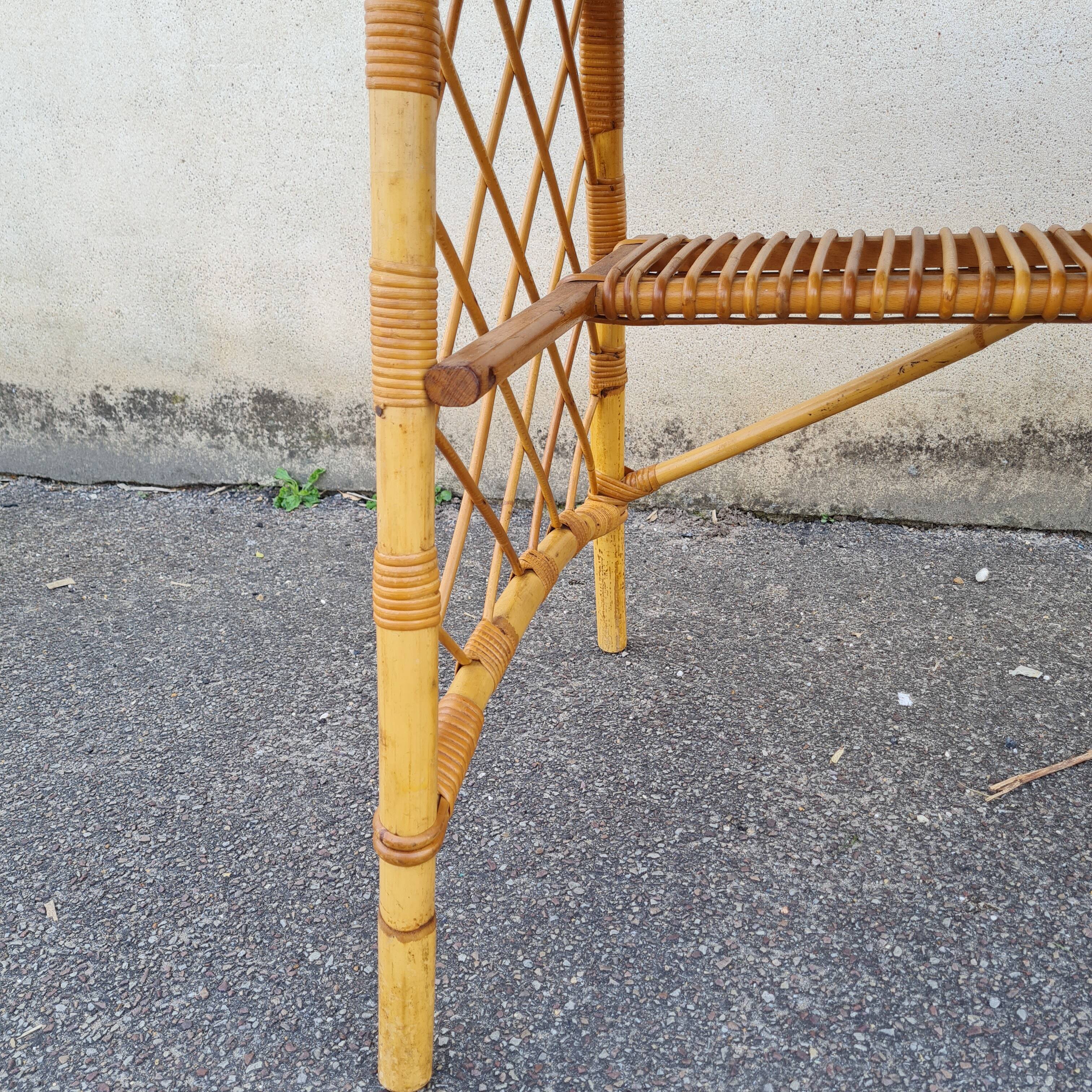 Louis Sognot rattan office 1960