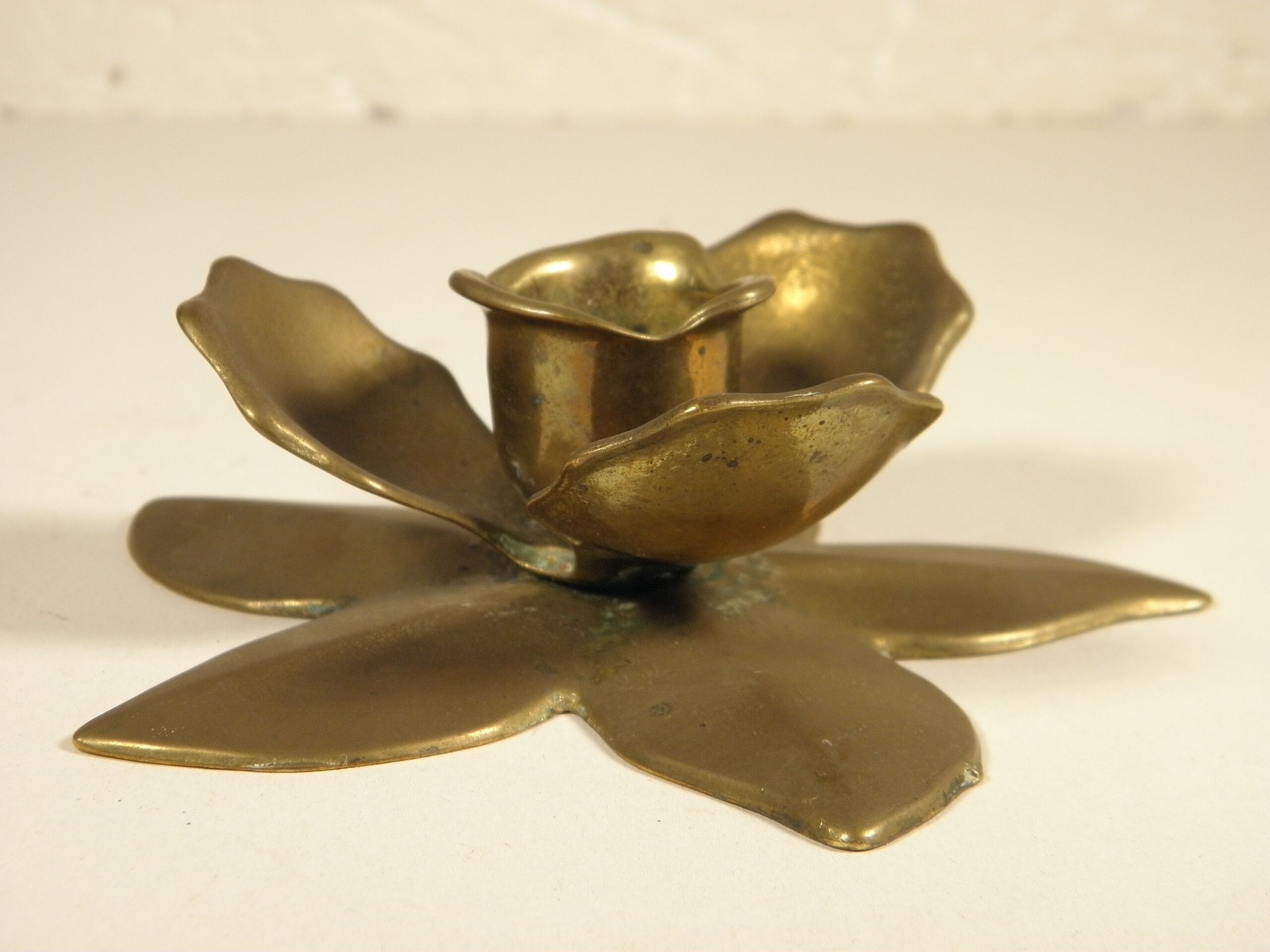 Brass candle holder