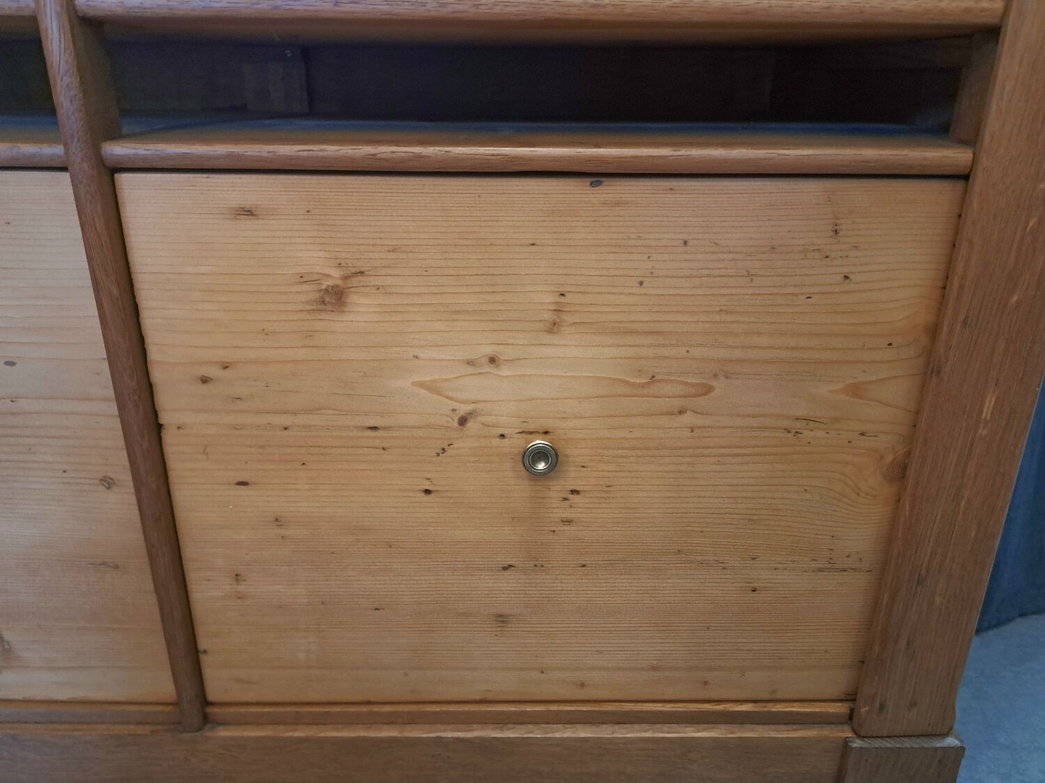 Cartonnier de notaire Art Déco en chêne