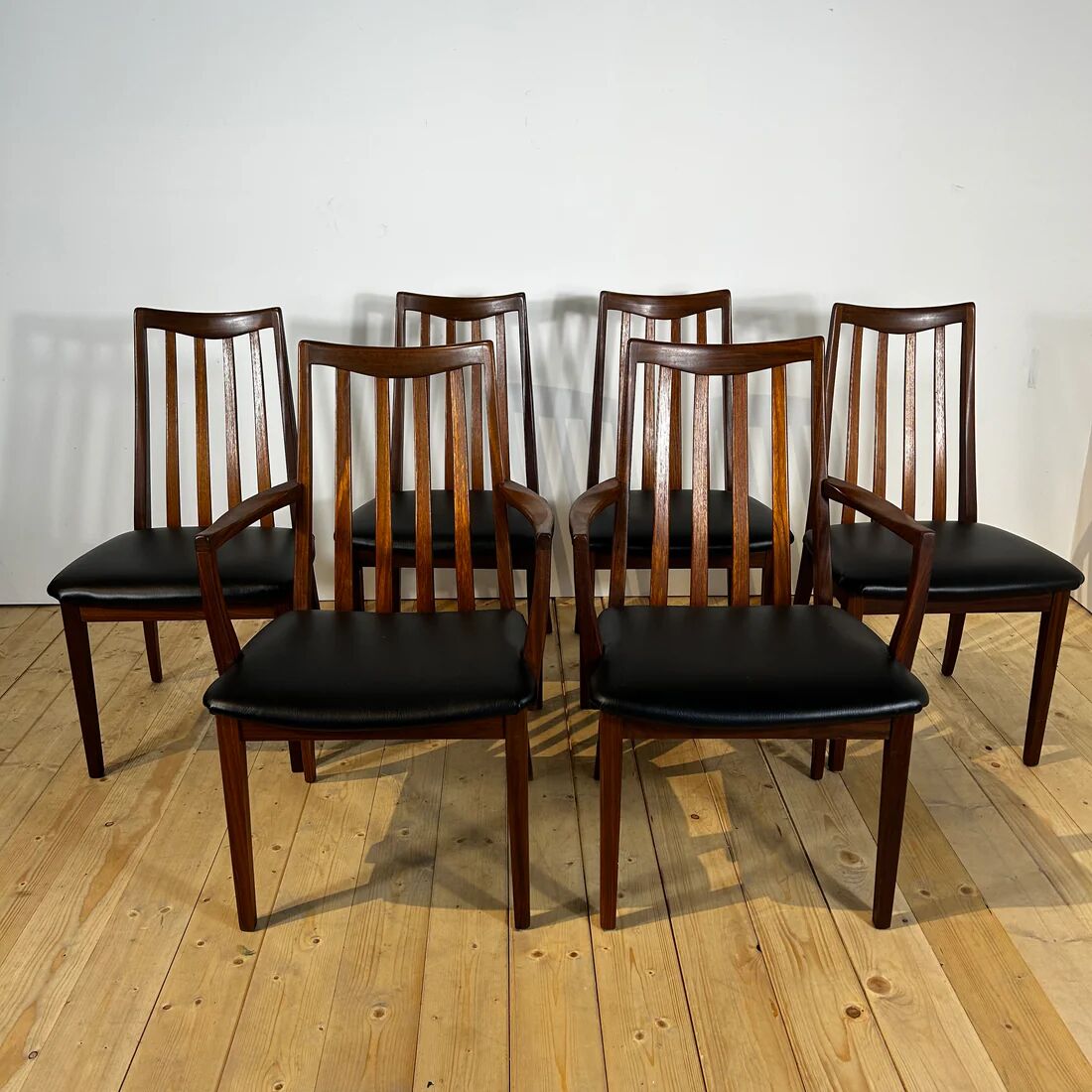 Ensemble de 6 chaises G-Plan en teck, années 1960