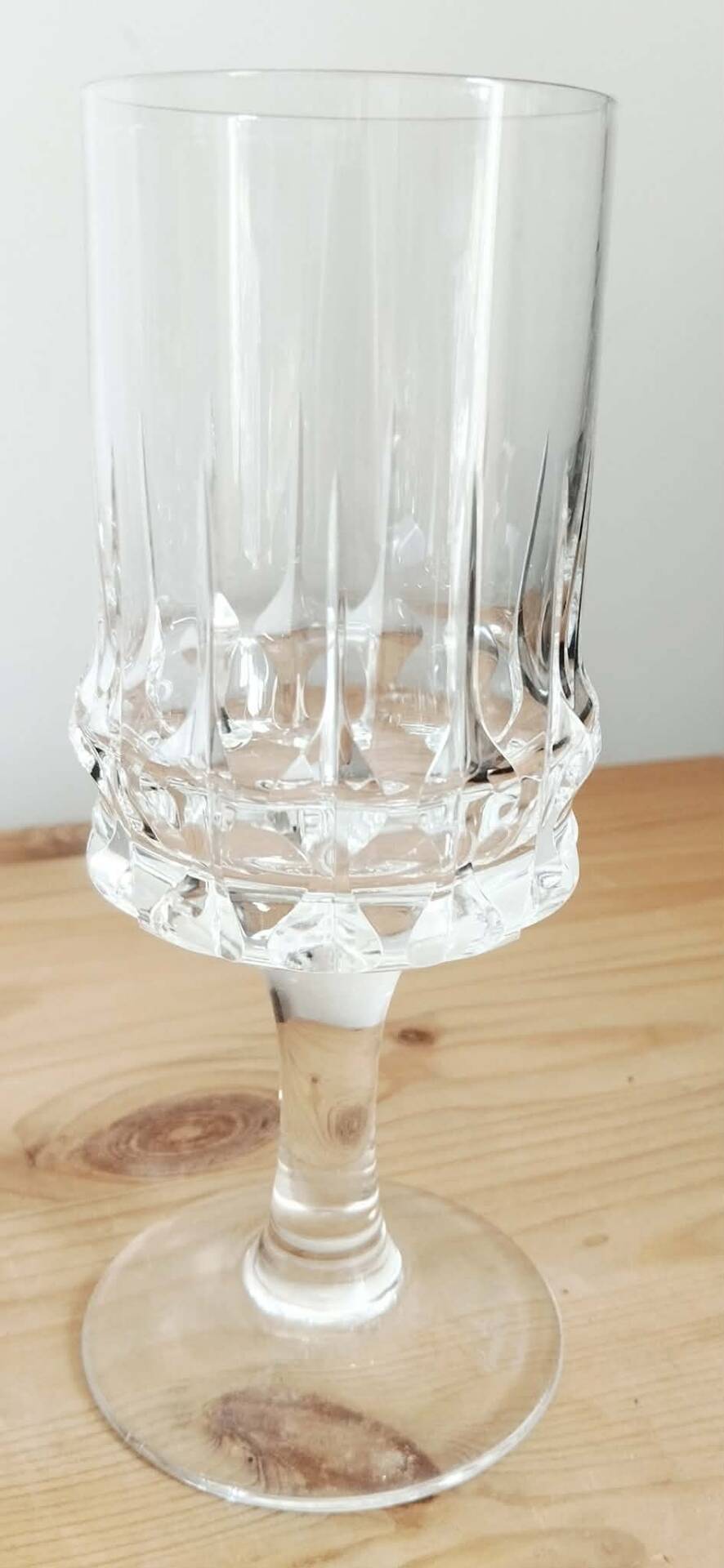 Set of 4 cut crystal water glasses Rosenthal Studio Linie Line