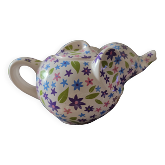 Théière éléphant fleurie