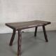 Brutalist coffee table solid oak