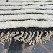 Tapis en laine pure fait main traditionnelle taille 2/3 m