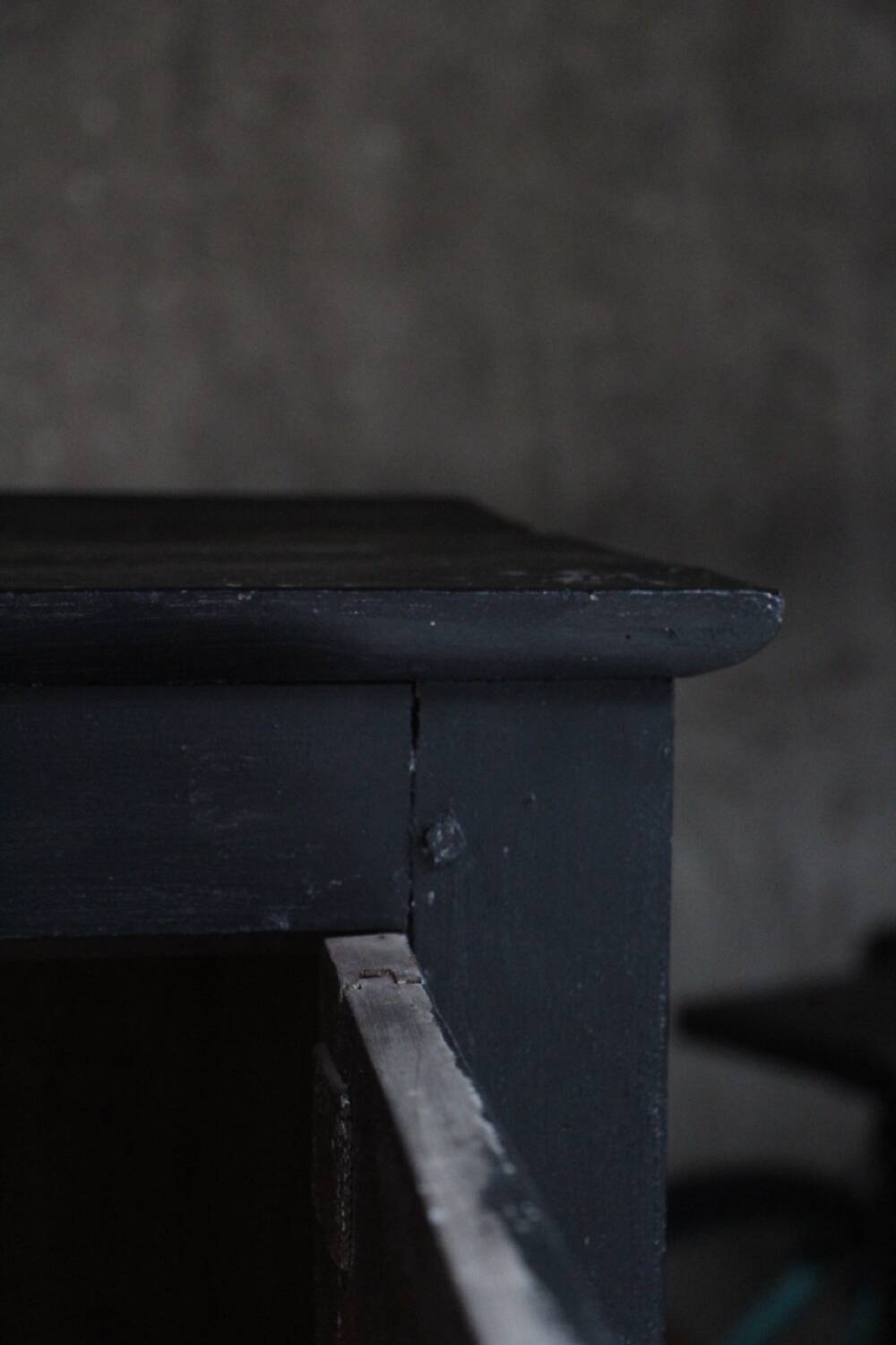 Parisian buffet furniture black patina 1940