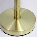 Brass and opaline glass table lamp 1980
