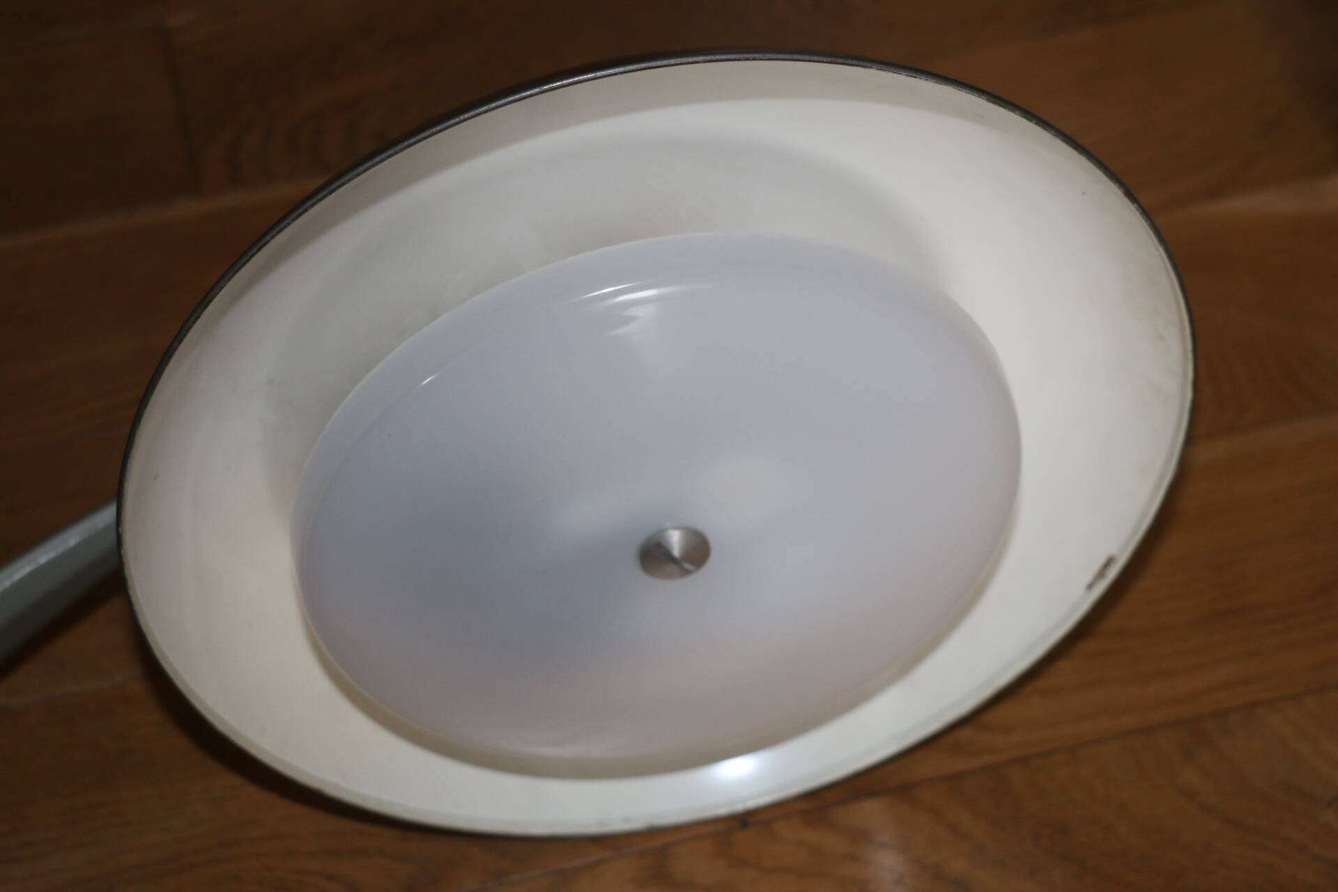 Metallic grey desk lamp FASE