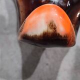 Vallauris flamed ceramic centerpiece