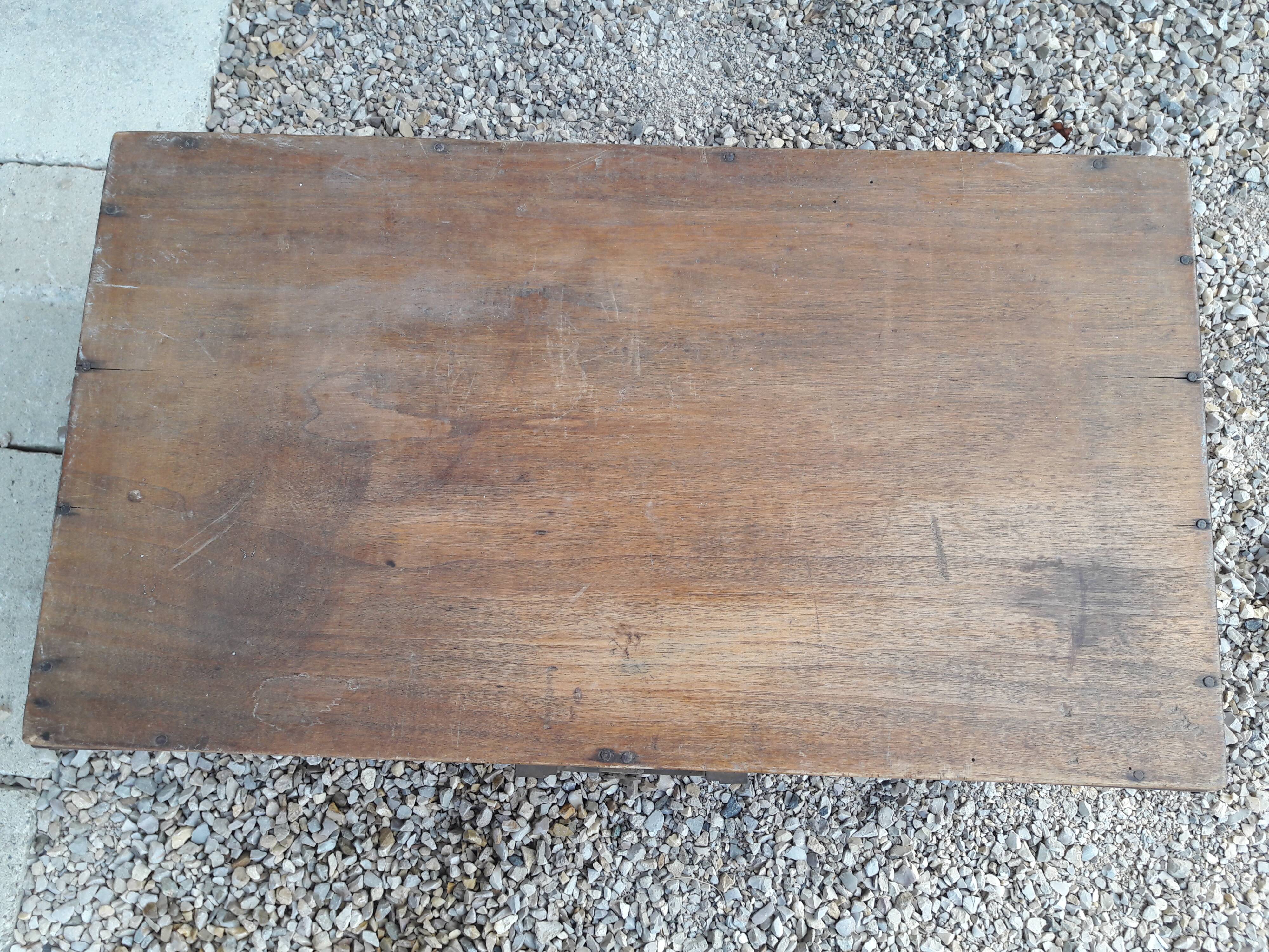 Wooden workshop chest