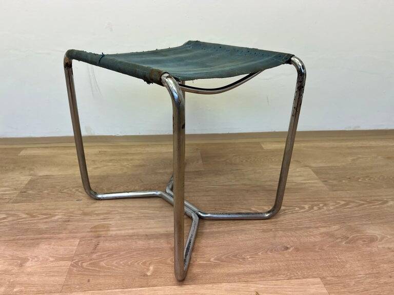 Tabouret Bauhaus Chrome Thonet B8 par Marcel Breuer, 1930