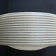 1960s  original vintage hanging / pendant two colour spaghetti lamp designed by Yasha Heifetz for Rotaflex