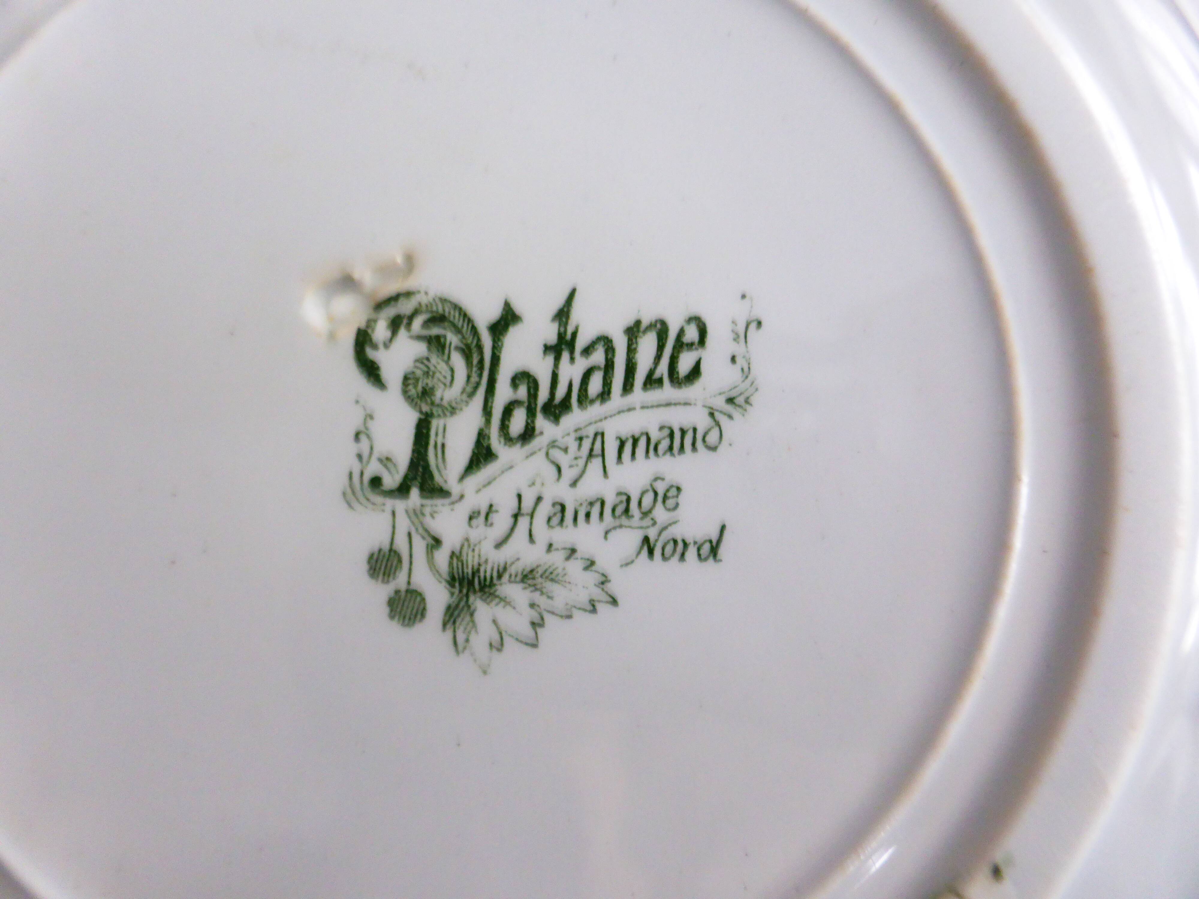 1 soup plate of St amand and hamage plane model
