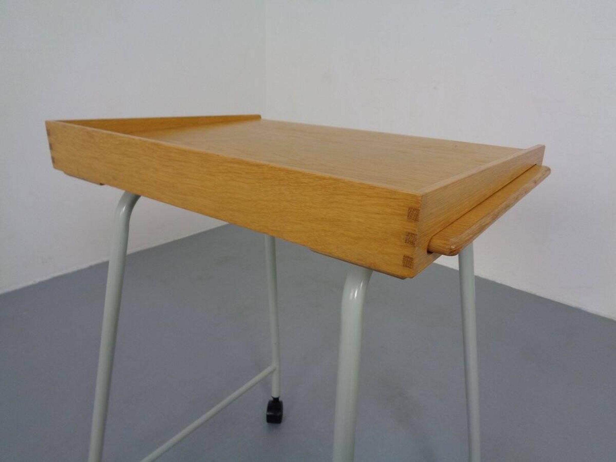 Danish Extendable Architect Table, 1960s