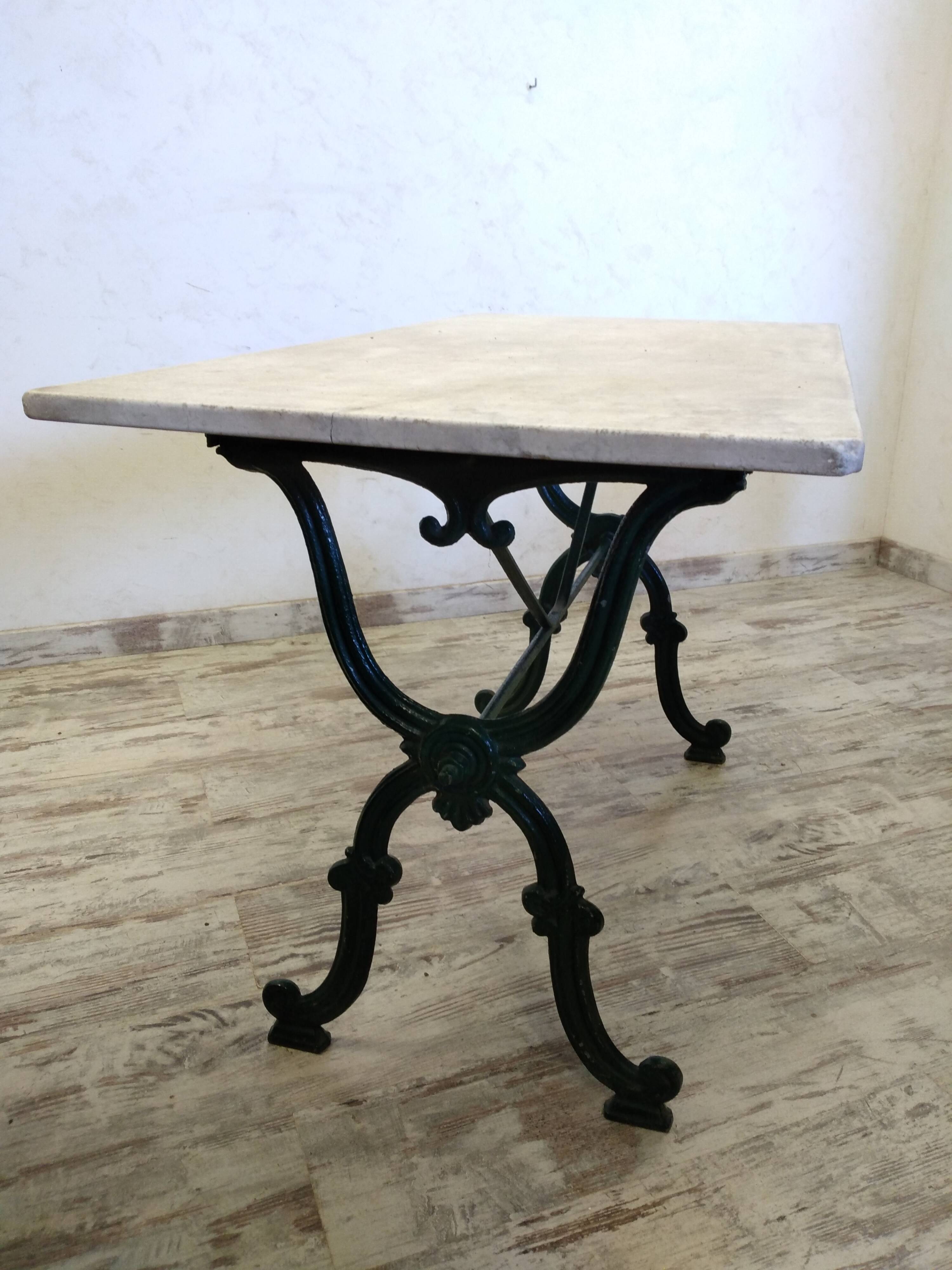 Marble bistro table