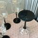 Verres Luminarc Octime à pied noir style art déco