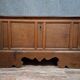 Oak chest with moulded panels – rustic work – 18th century