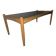 Mid century solid oak and slate coffee table by Eric Merthen, Sweden 1960s