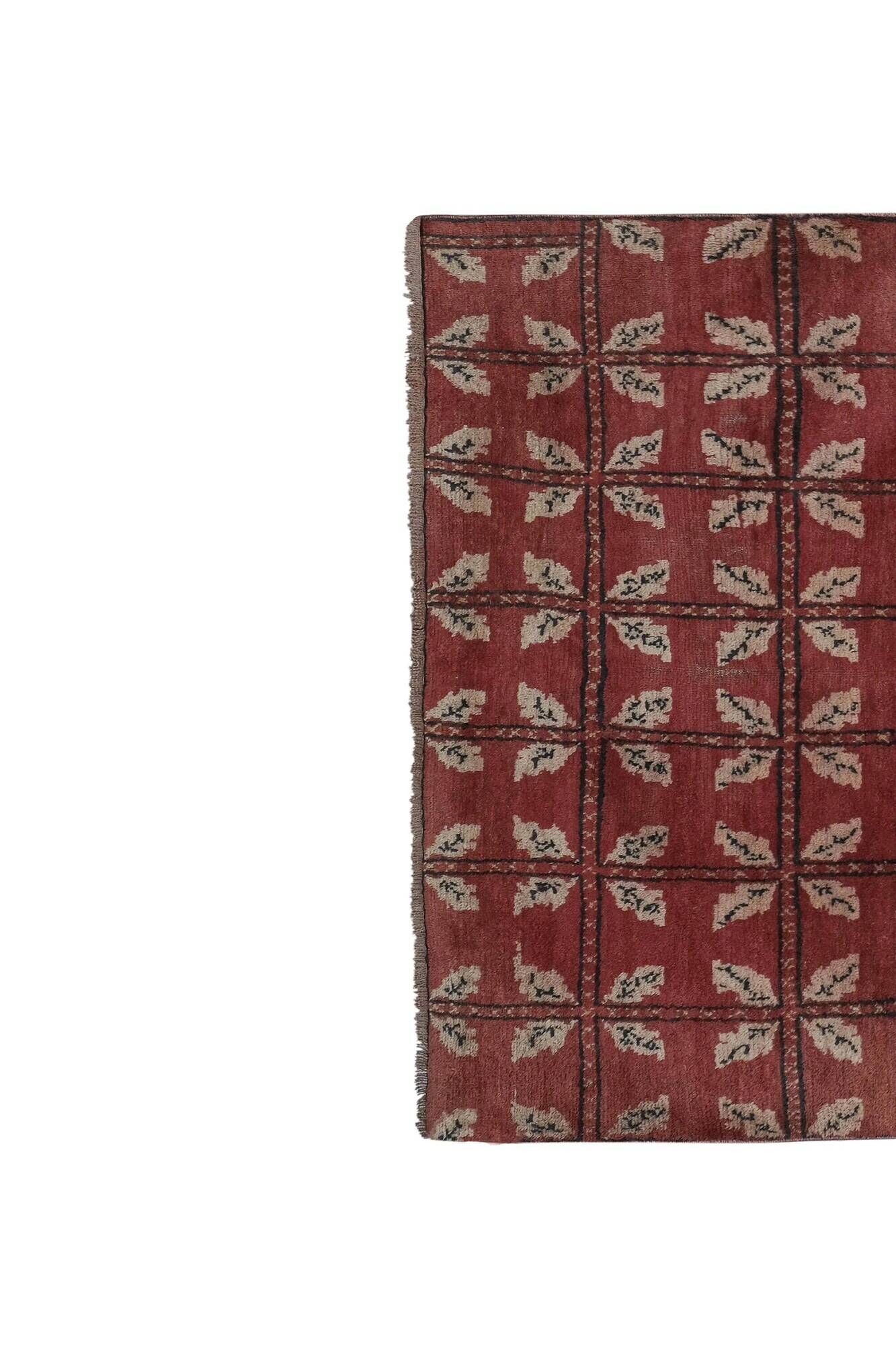 Vintage Turkish handmade rug 142x207 cm