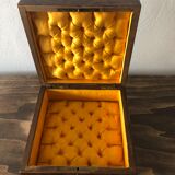 Walnut padded jewelry box