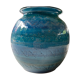 Vase bleu Aldo Londi en céramique Bitossi
