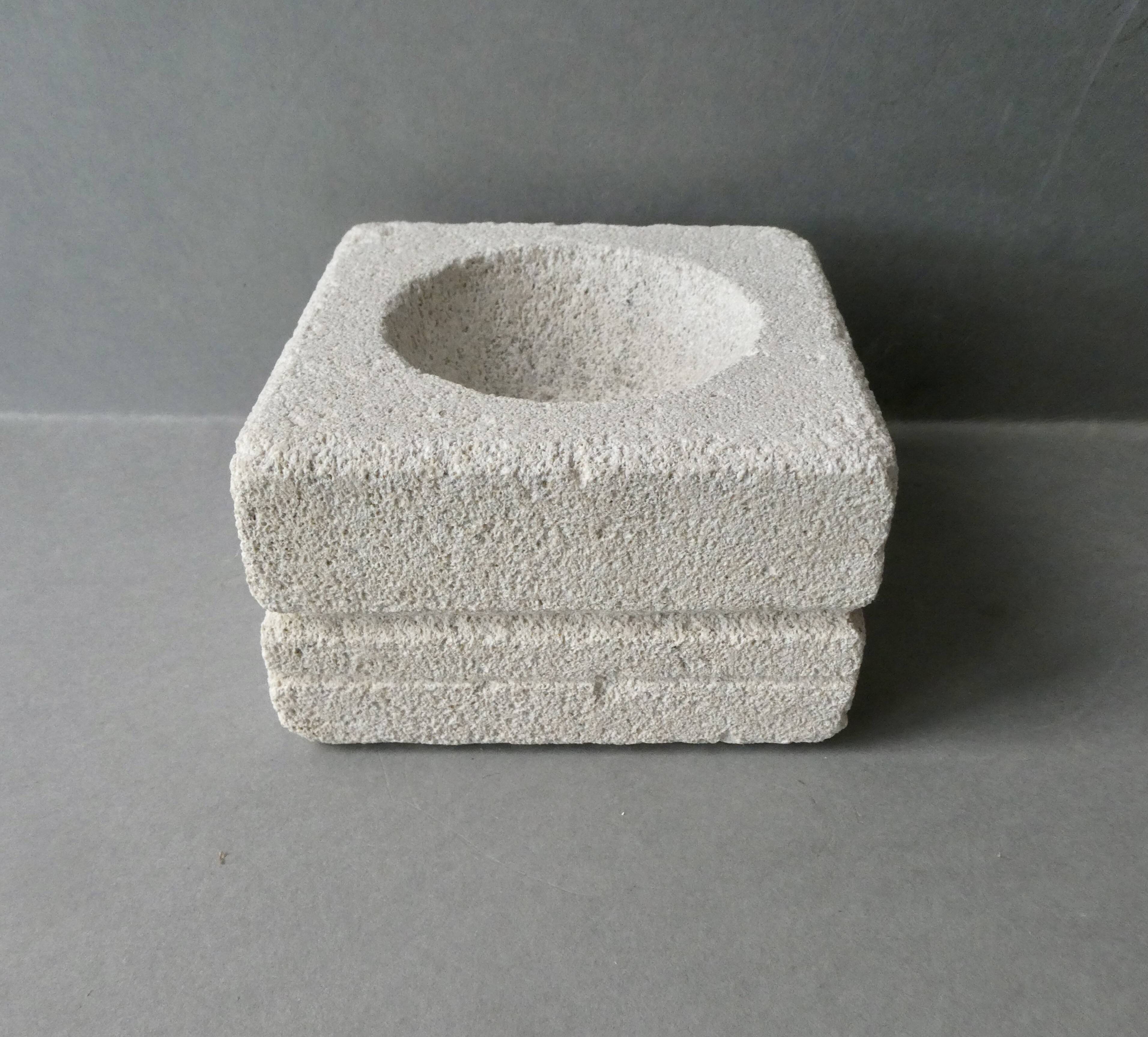 Empty pocket at the foot of natural Gard