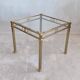 Beautiful square gold coffee table Orsenigo Italy collection 'Art Deco'
