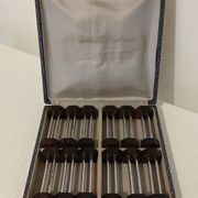 Coffret de 12 porte-couteaux Art déco