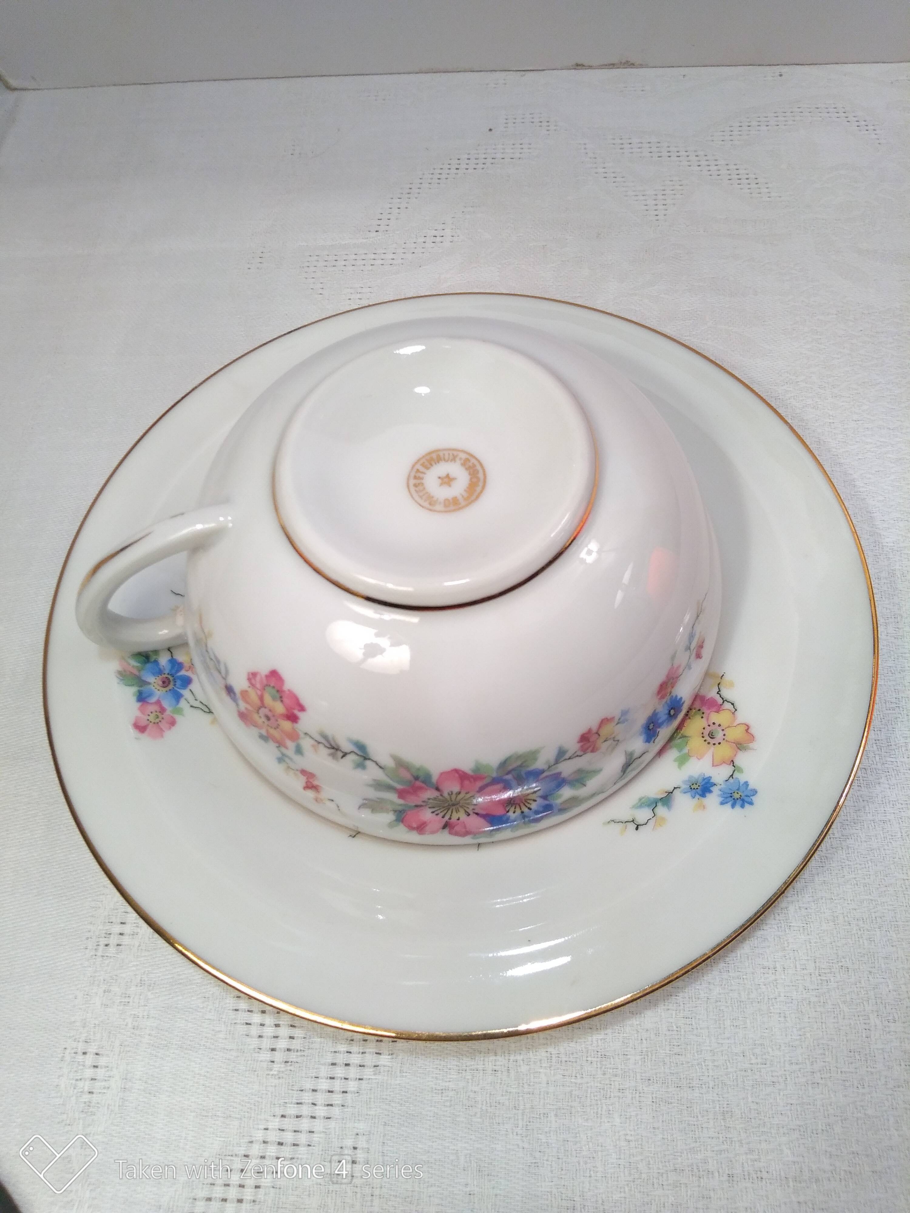 Limoges breakfast cup