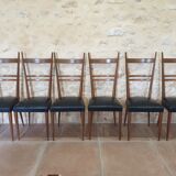 Set of 6 chairs 60s