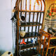 Rattan shelf