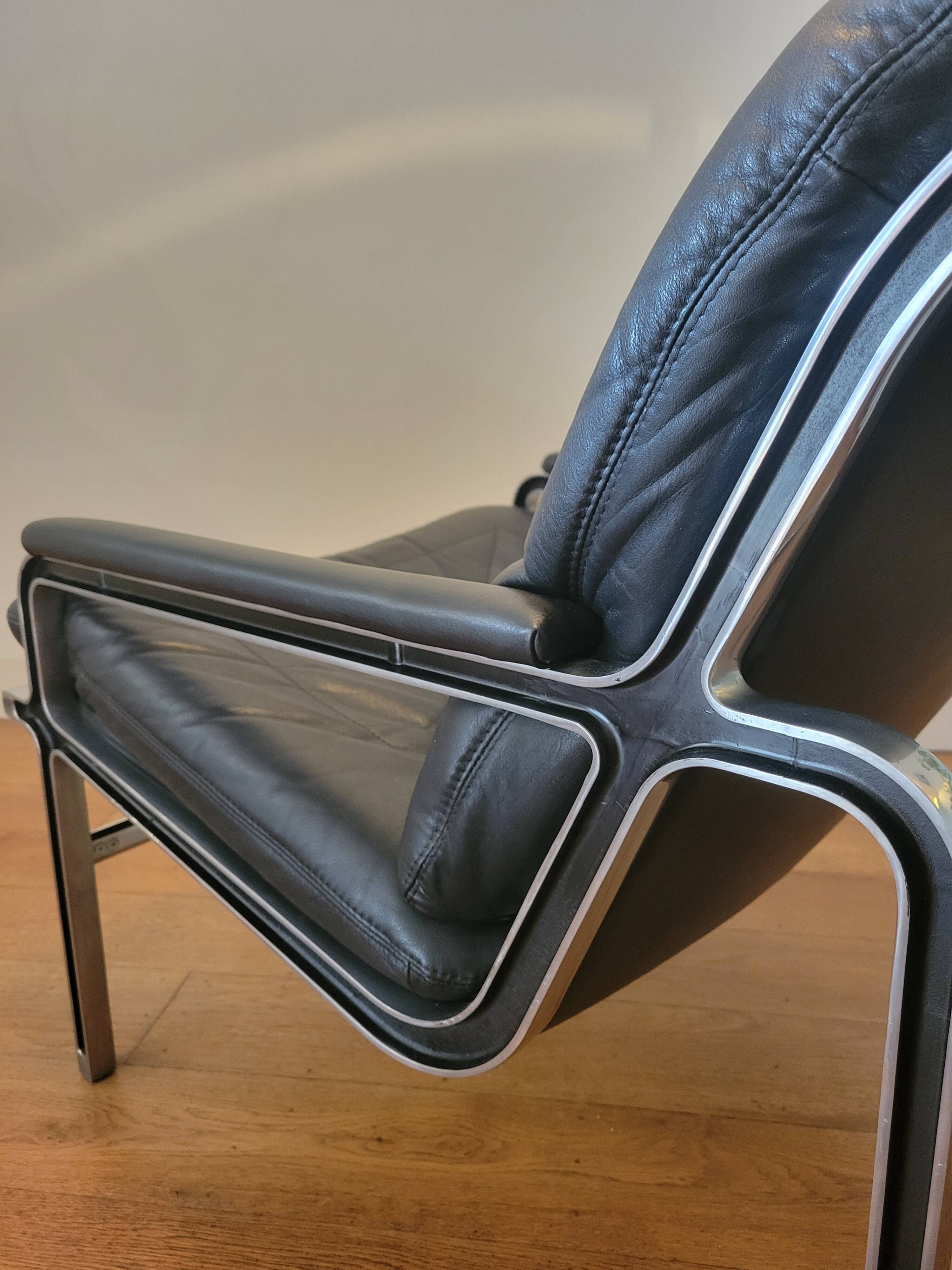 Mid-century modern lounge chair by André Vandenbeuck for Strässle 1960