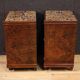 Pair of Italian Marble Top Nightstands from the 20th Century