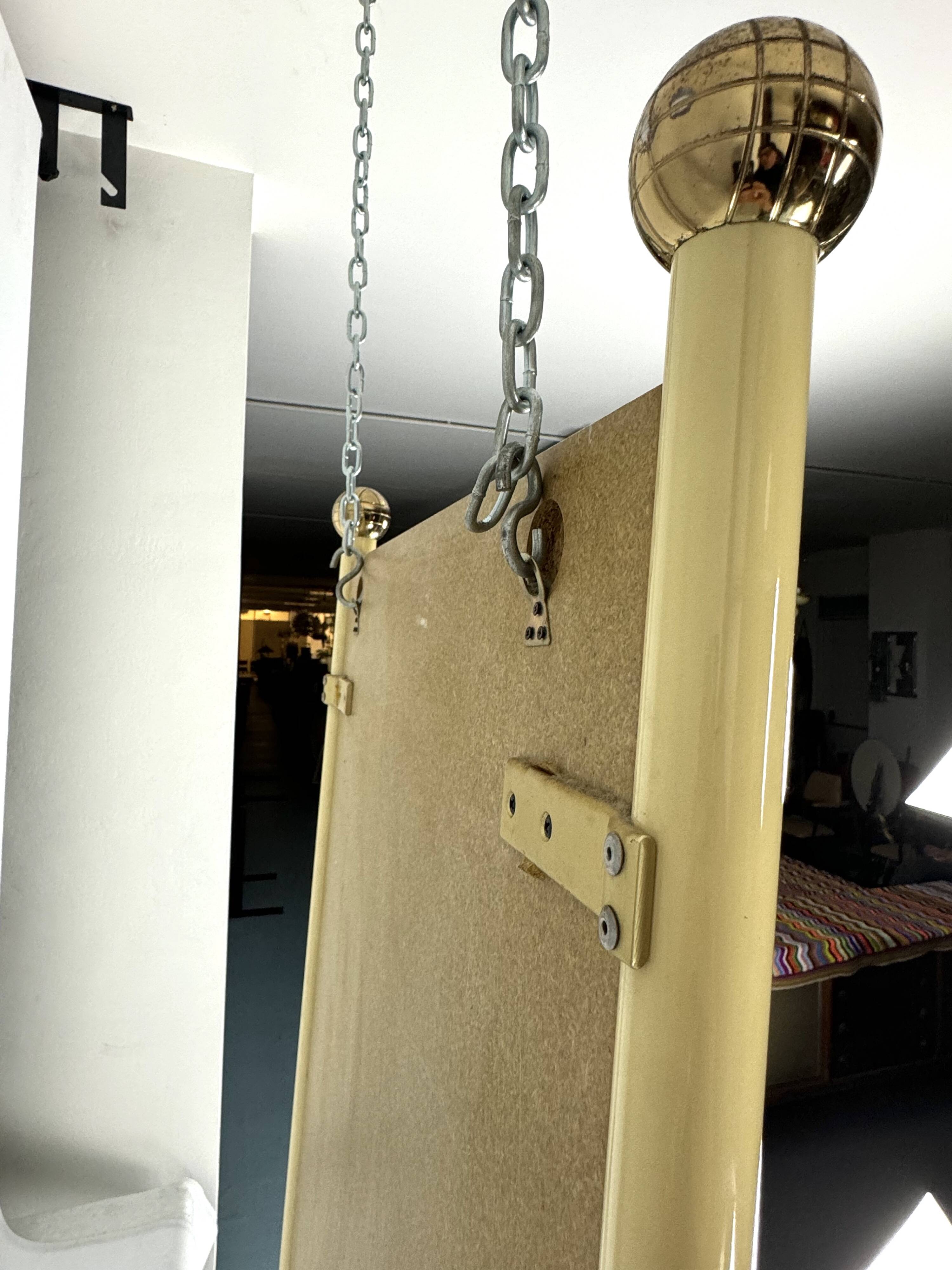 Italian Vintage Mirror in Tommaso Barbi style. Italy 1970s