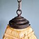 Art Deco suspension in marbled opaline, 1920s-30s