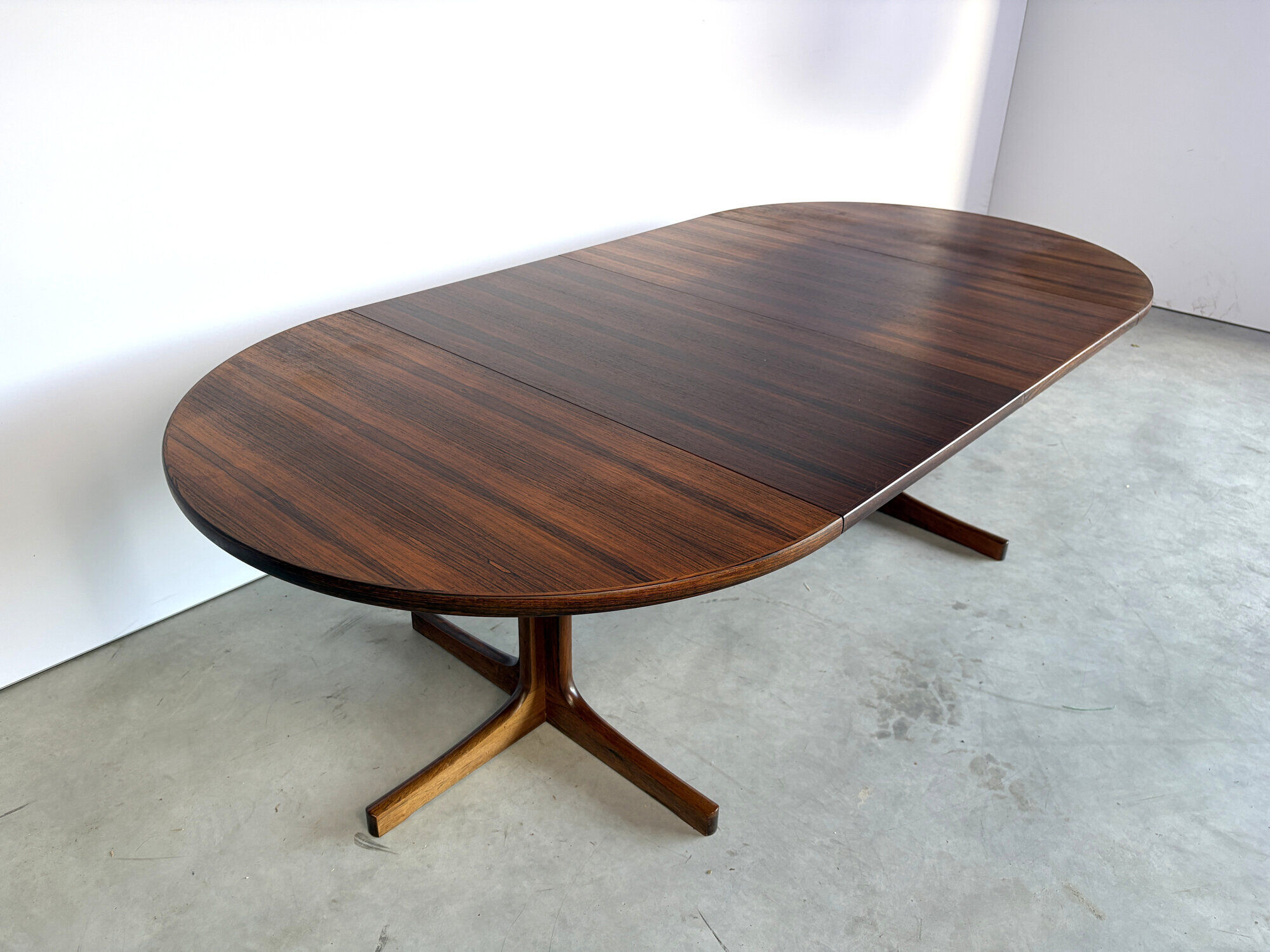 Midcentury Swedish extendable dining table in teak, 1960s