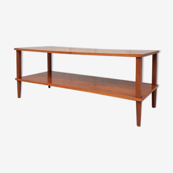 Vintage mid century light rosewood coffee table