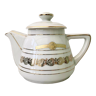 White and gold teapot Nomar porcelain