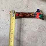 Set of six barbotine bird knife rests