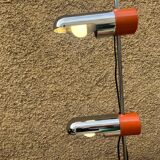 1970s orange designer floor lamp