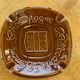 Ceramic ashtray enamelled slurry advertising champagne billecart salmon vintage