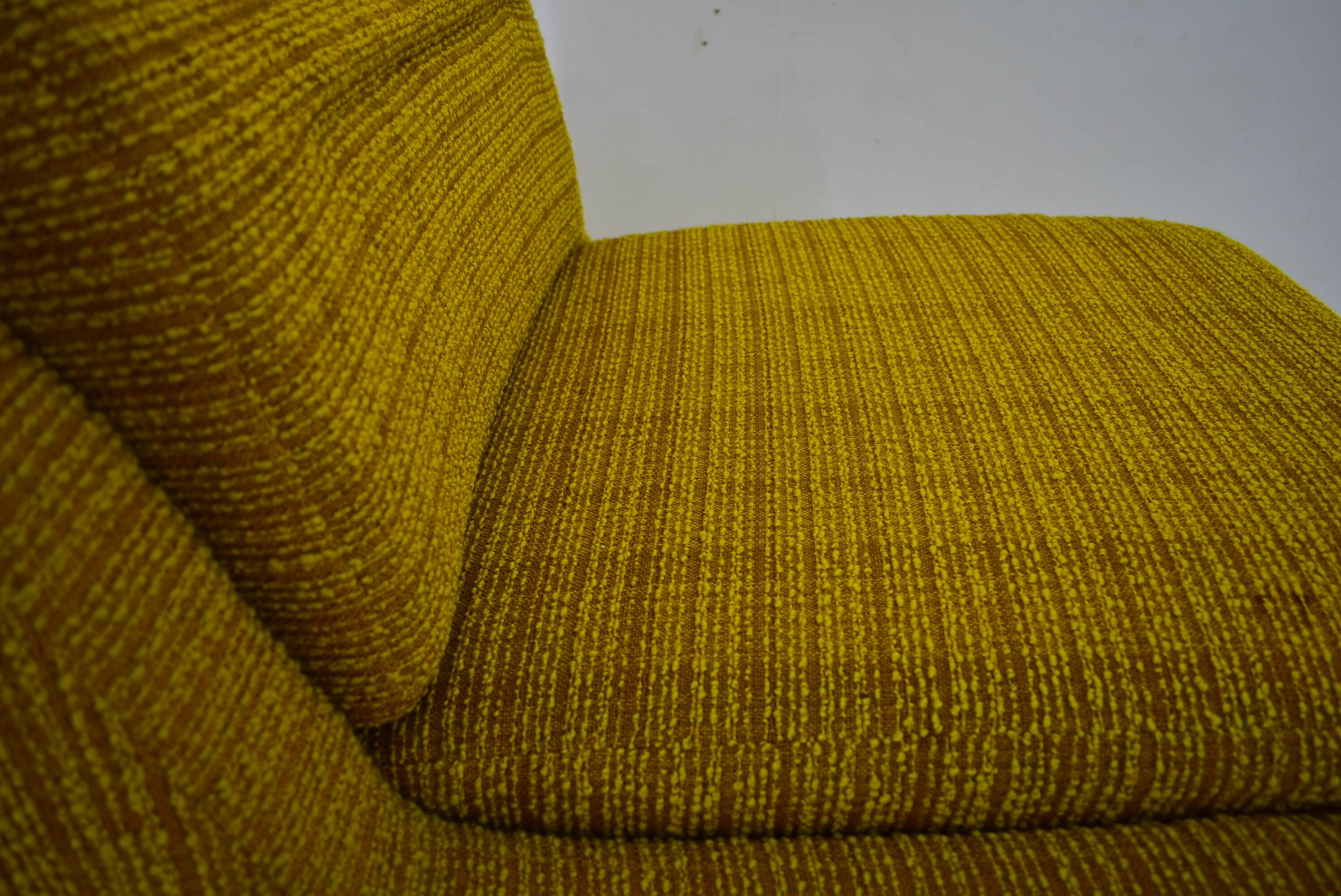 1970s architect Milan Čeček Armchair Apolo 92 for Interiér Praha , Czechoslovakia