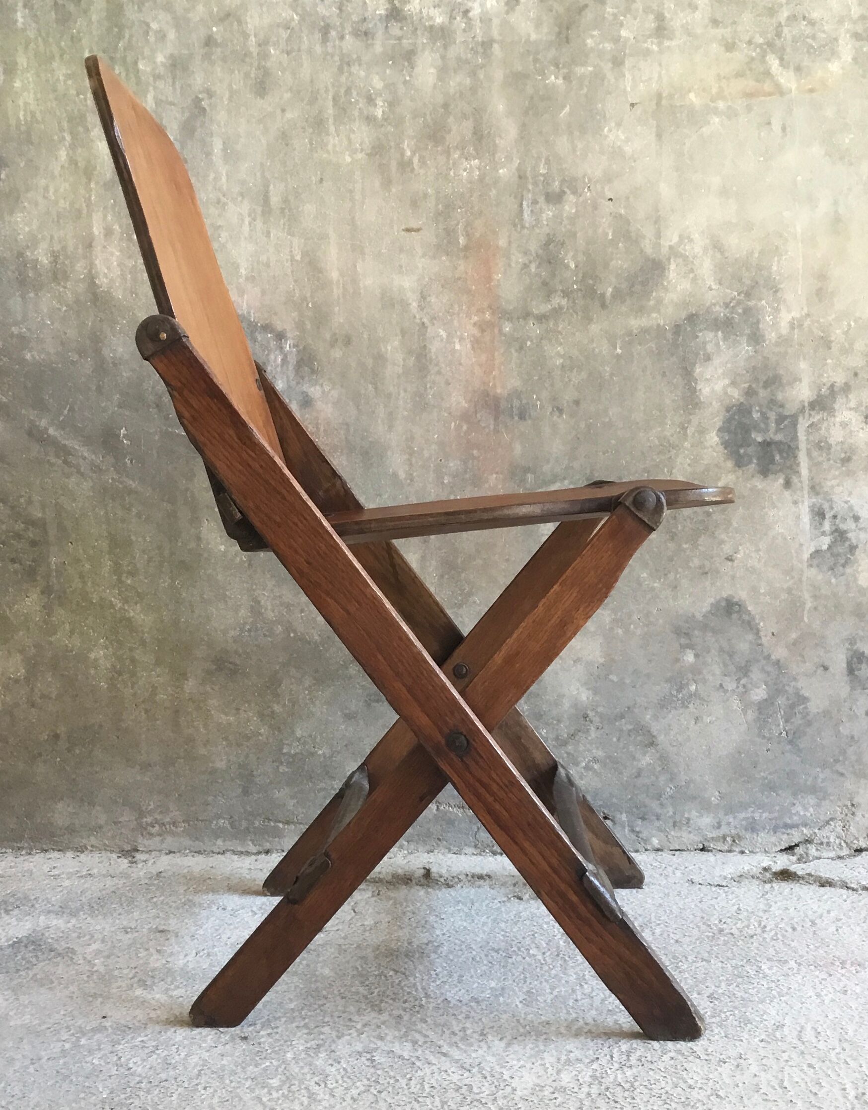 Pair of folding US chairs 2nd World War American Seating co Grand Rapids - 1940