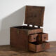 Antique Japanese box with drawers and hinged lid – Early Showa period (c. 1928)