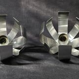 Pair of table lamps or wall lights by Jocelyne Trocmé for Oxar