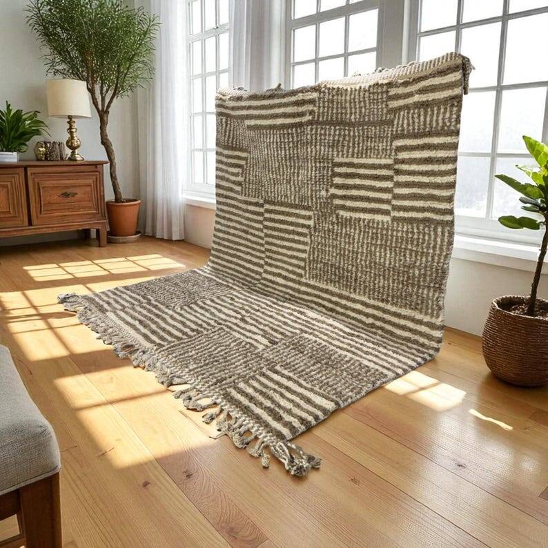 Tapis beni ouarain en laine taille 200cmx300cm