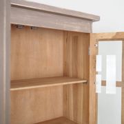 Vitrine en chêne, design danois, années 1980, production : Danemark