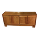 Elm wood sideboard in the style of Maison Regain, 1960s