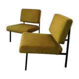 pair of André Simard armchairs for Airborne